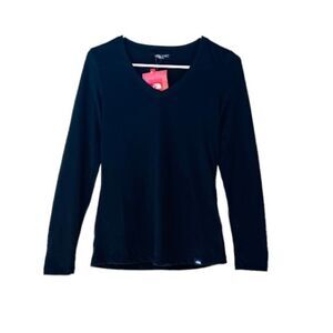 The North Face Flashdry V-Neck Tee Shirt Top XS New